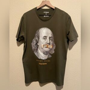 Men’s Olive Graphic T-Shirt Large